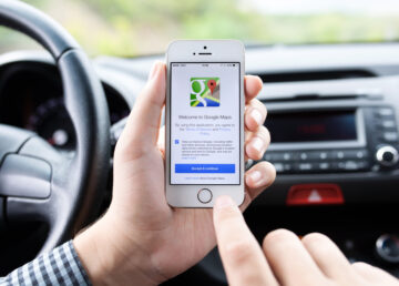 Google Maps Offline na iPhone