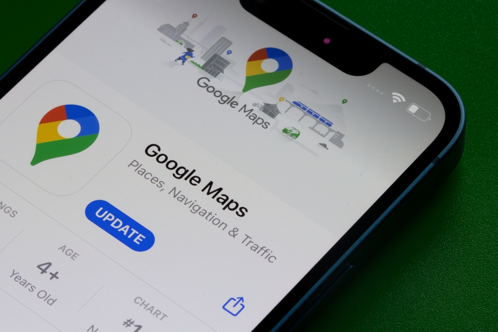 Google Maps Offline na iPhone
